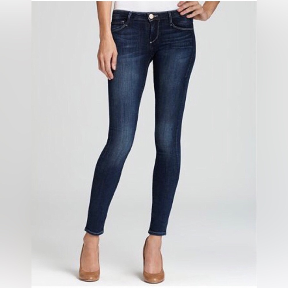 EARNEST SEWN Lower Rise Skinny Jeans